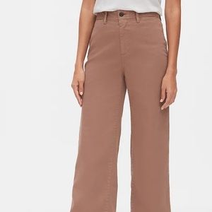 Gap High Rise Wide Leg crop jeans